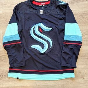 Men's Seattle Kraken Fanatics Deep Sea Blue Home Breakaway Jersey